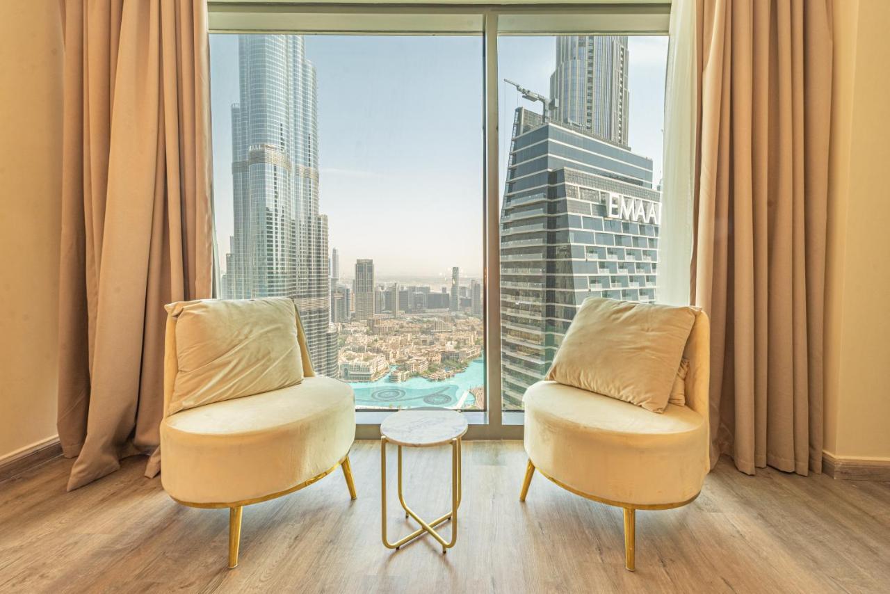 First Class 3br With Full Burj Khalifa And Fountain View Apartamento