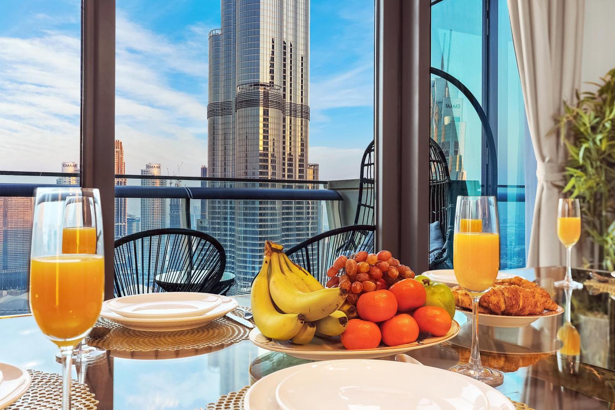 Appartement First Class 3br With Full Burj Khalifa And Fountain View *